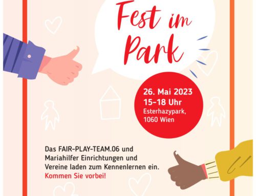 Save the Date! Nachbarschaftsfest 26.05.2023 im Esterhazypark!