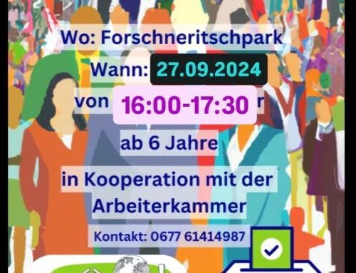 Workshop „Politik und du – und  nun…?“ am Freitag, den 27.09.2024 im Forschneritschpark