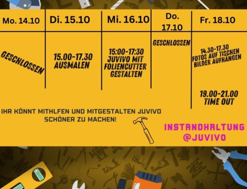 Reperaturwoche: 14.10 – 18.10